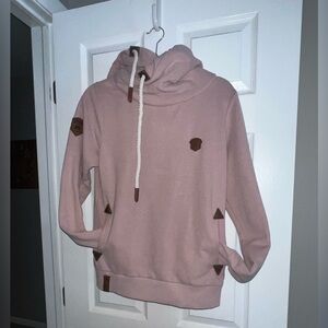 Naketano Women’s Large Hoodie Blush Pink EUC